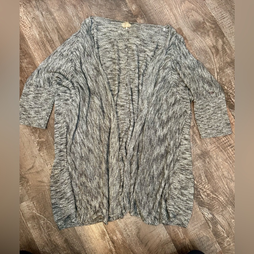 Calia by Carrie Underwood Gray Cardigan Sweater 2X - Picture 2 of 6